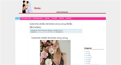 Desktop Screenshot of bodas.soloparachicas.net